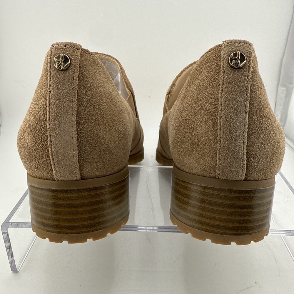 Nine West Women's Lightning Suede Loafers Natural Suede Size 6 NWB - Picture 5 of 9